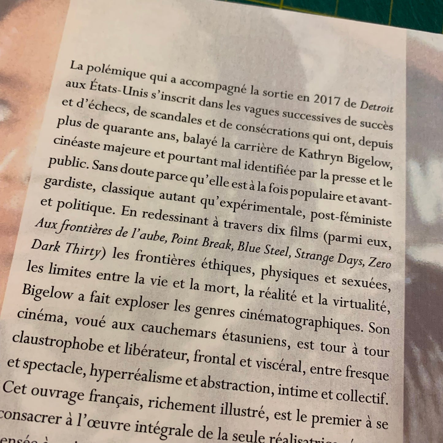 Kathryn Bigelow: Passage de Frontières