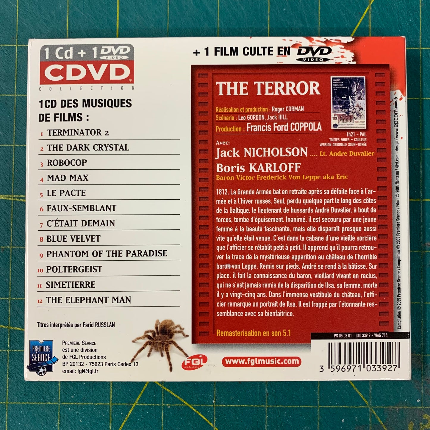 Horreur — Les meilleures musiques de films (CD + DVD zone 2)