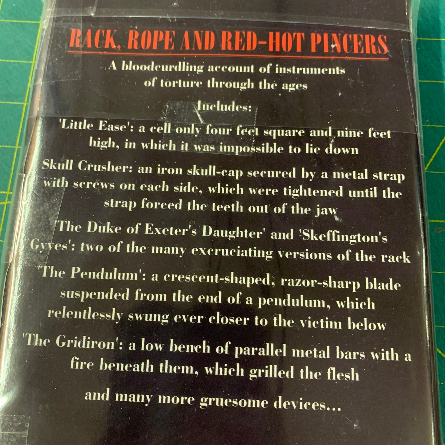 Rack, Rope and Red-hot Pincers