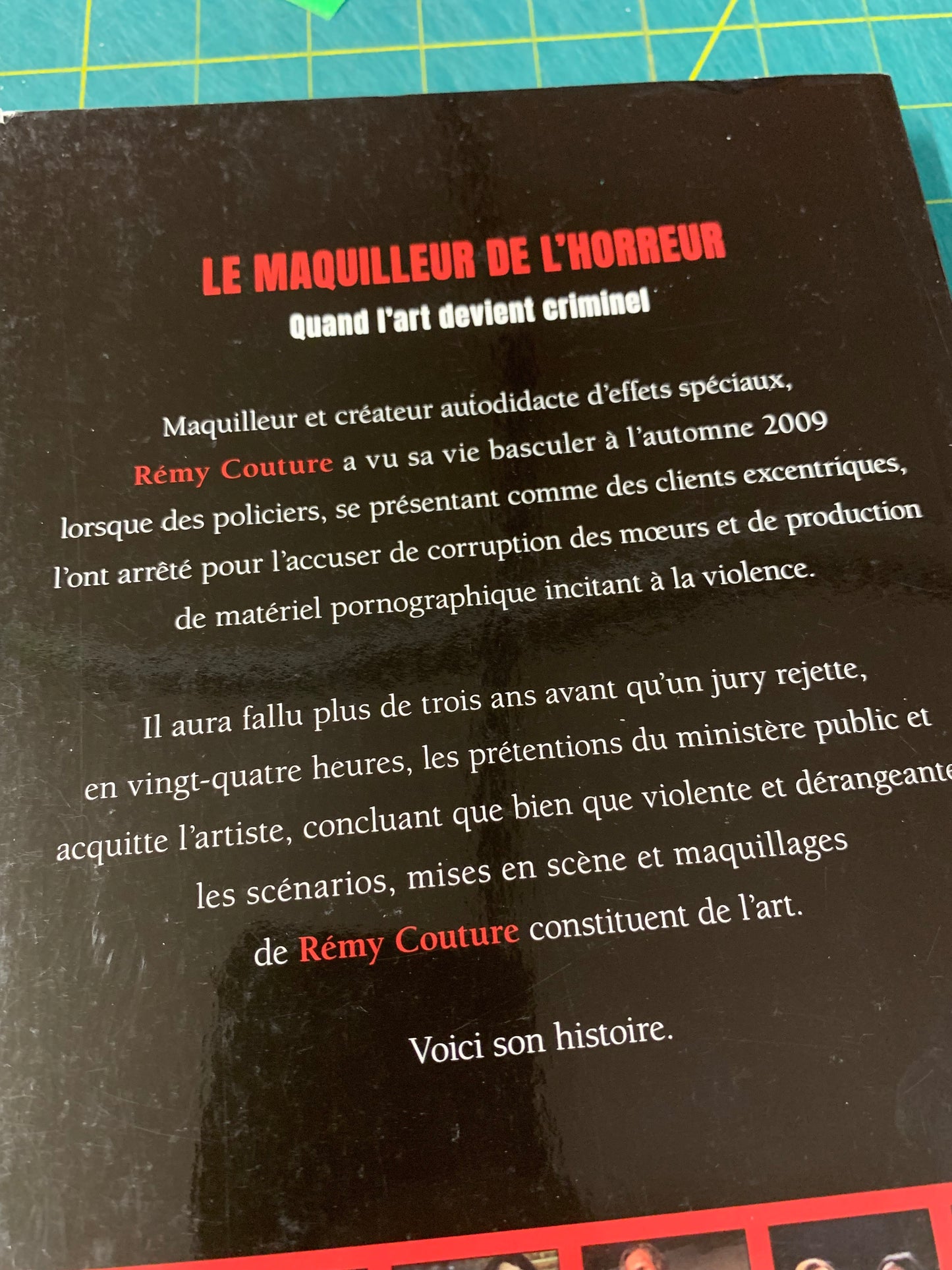 Le Maquilleur de l’Horreur — Rémy Couture