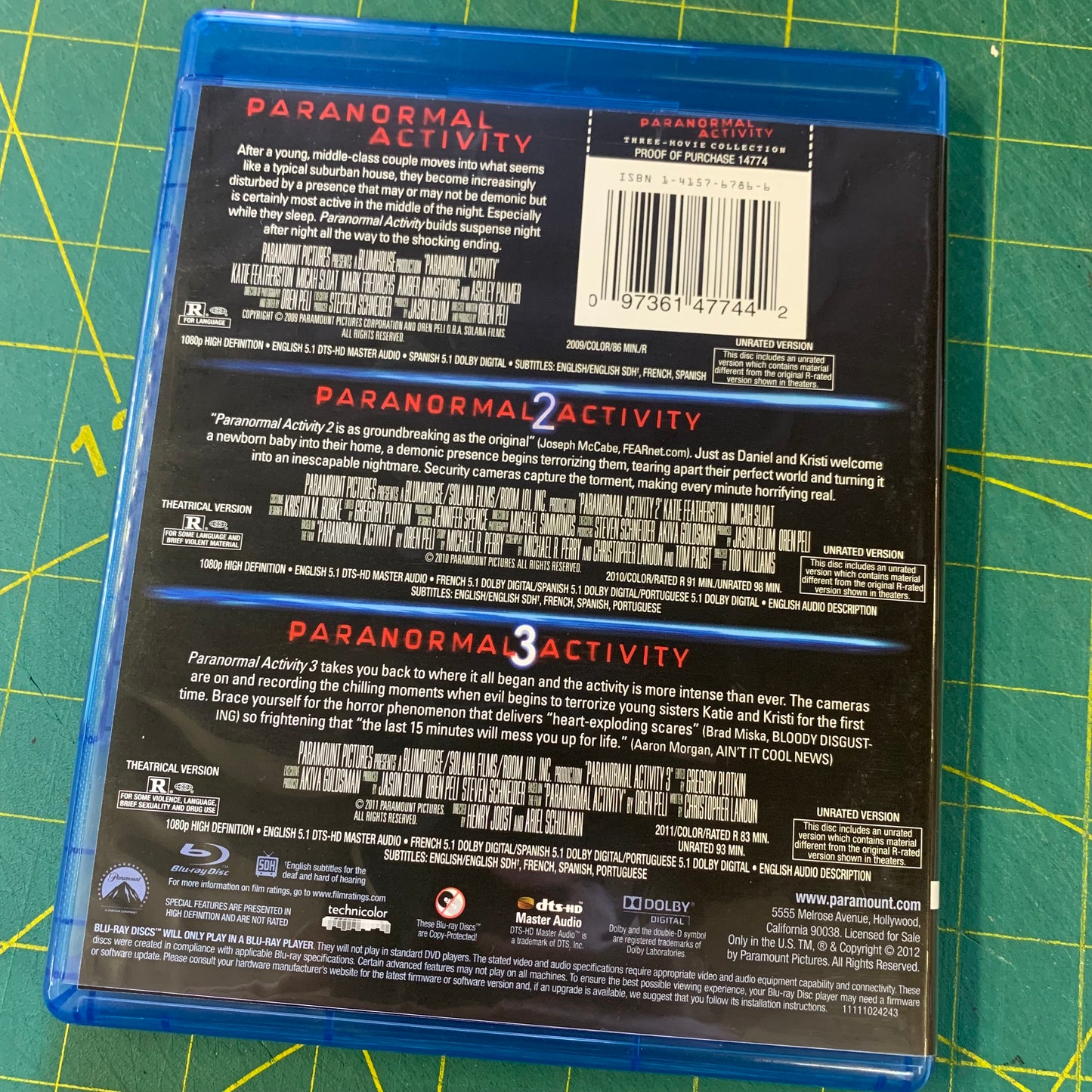 Paranormal Activity (Three-Movie Collection)