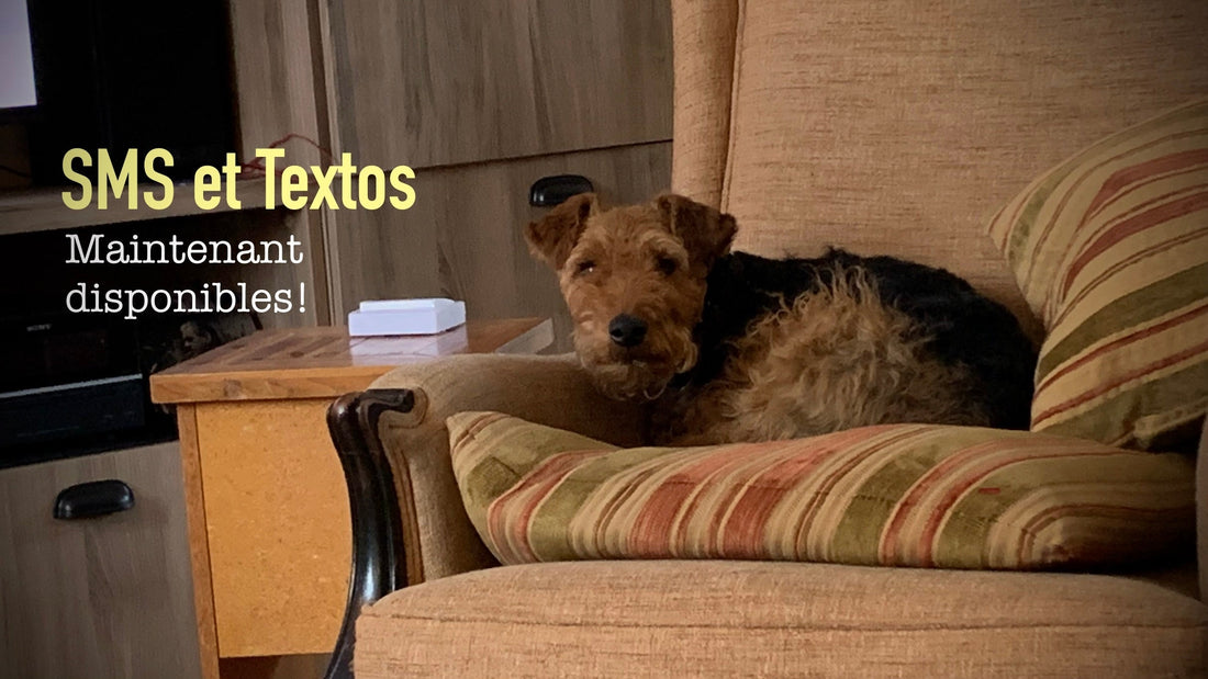 Textos et SMS maintenant dispos!