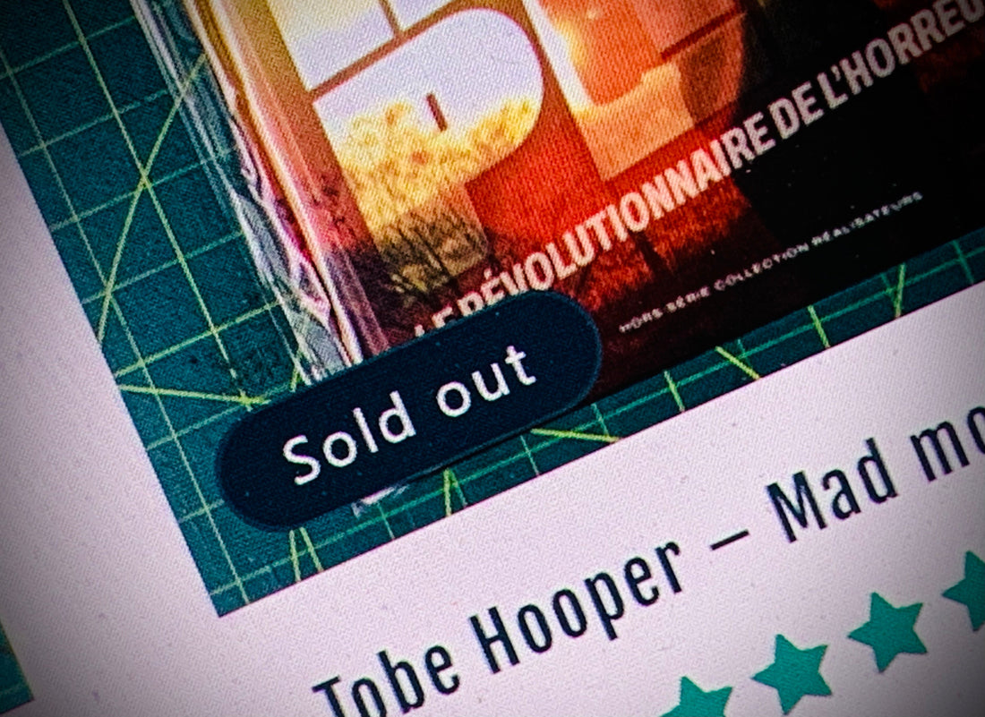 C'est marqué sold out, mais je le veux!!