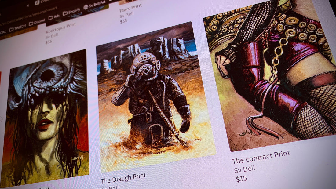 Oui, je suis aussi sur Fine Art America!