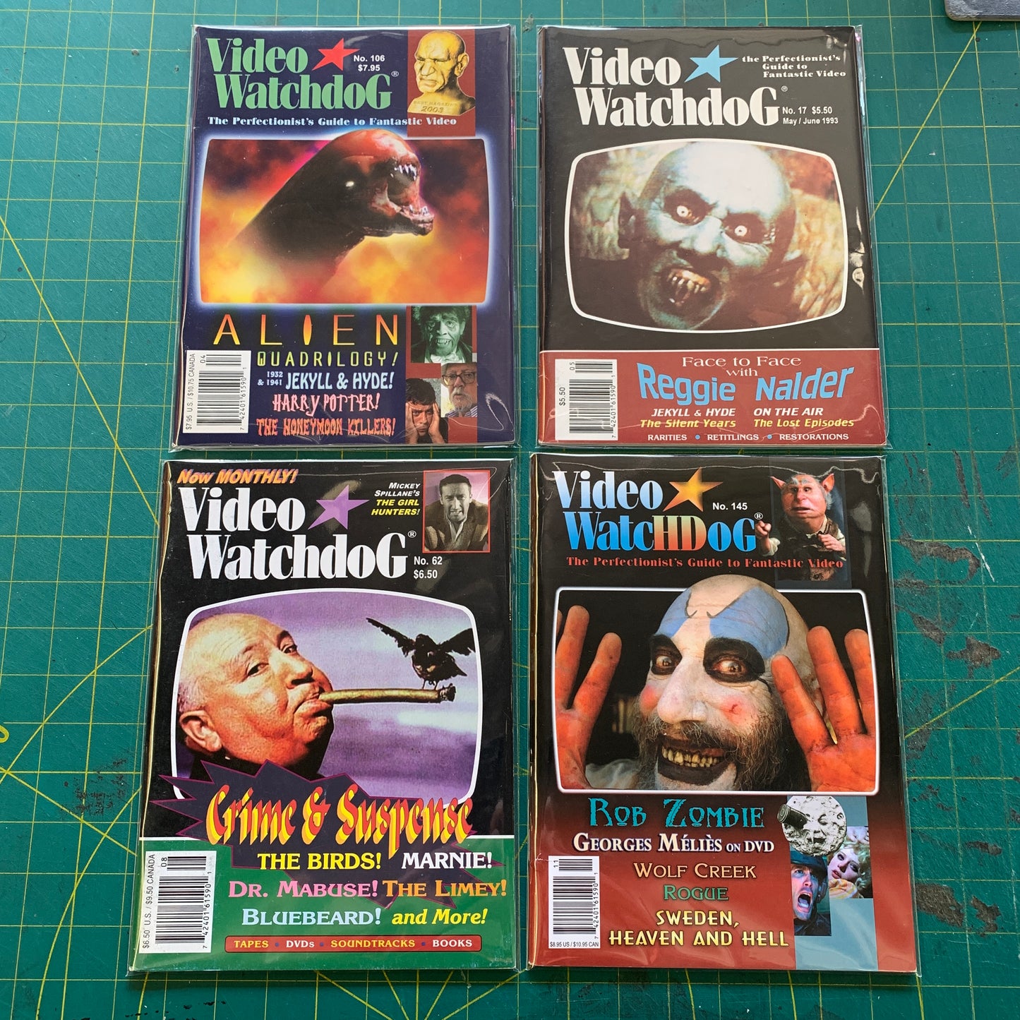 Lot 4 numéros Video Watchdog