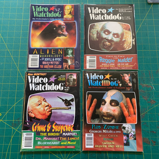 Lot 4 numéros Video Watchdog