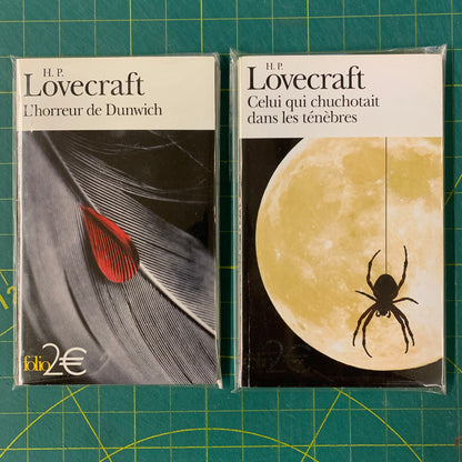 Lot 2 livres HP Lovecraft