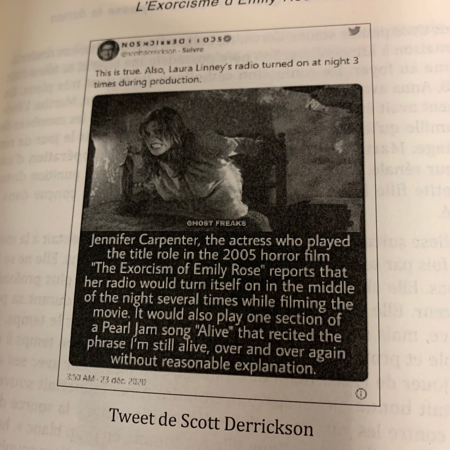 Films d'horreur : Quand la réalité dépasse la fiction