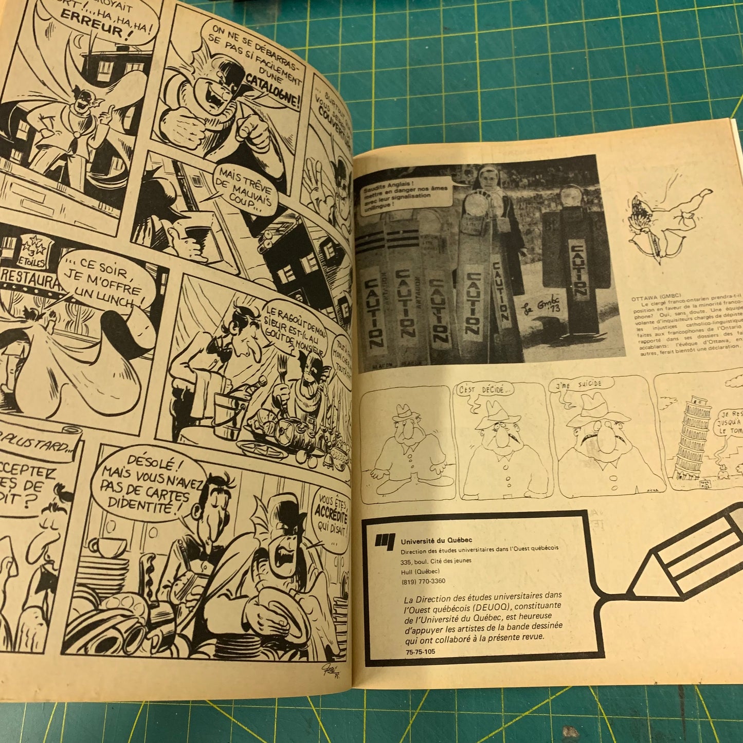 Graf iti (no. 1) Fanzine BD Québécoise 1976