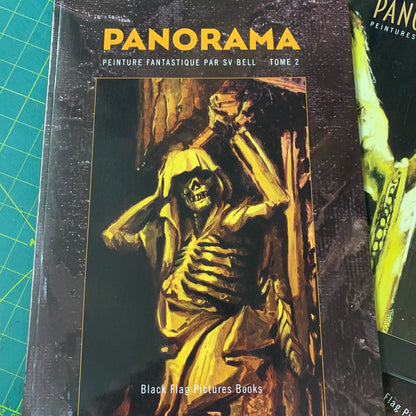 Lot 4 livres de peinture par Sv Bell