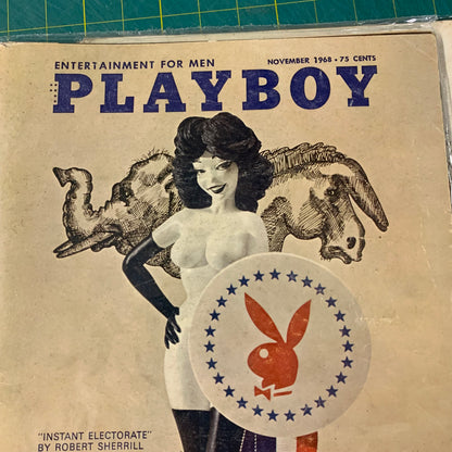Lot 2 nos. Playboy vintage