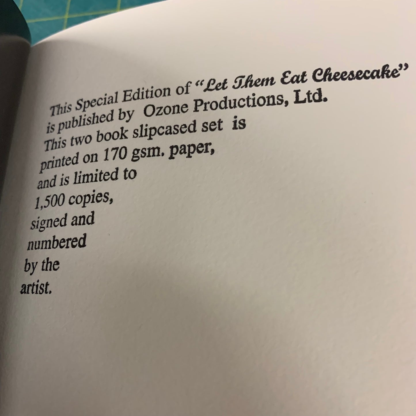 The Art of Olivia / Second Slice slipcase set (Signed)