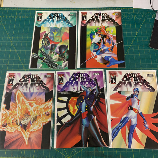 Lot 5 nos. Battle of the Planets