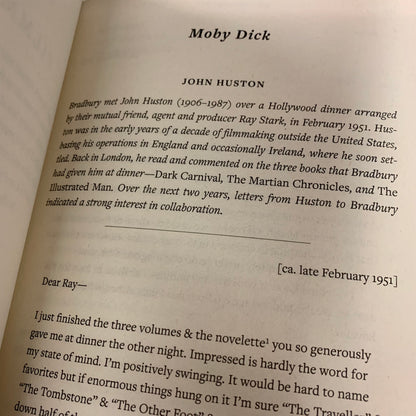 Remembrance — Selected Correspondence of Ray Bradbury