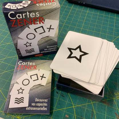 Cartes ZENER - Découvrez vos capacités extrasensorielles