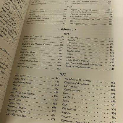 Horror Films of the 1970s (2 books set)