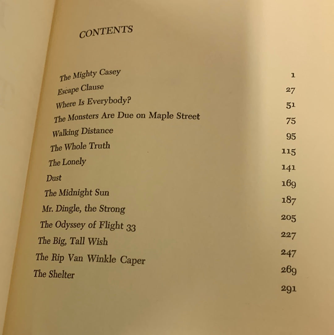 From the Twilight Zone – Rod Serling