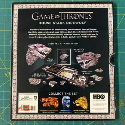 Game of Thrones 3D Mask (House Stark)