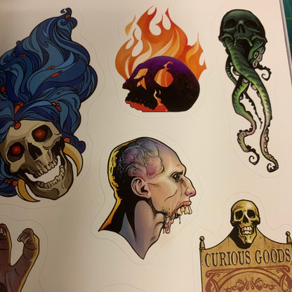 The Extreme Horror Sticker Book: 500+ Stickers