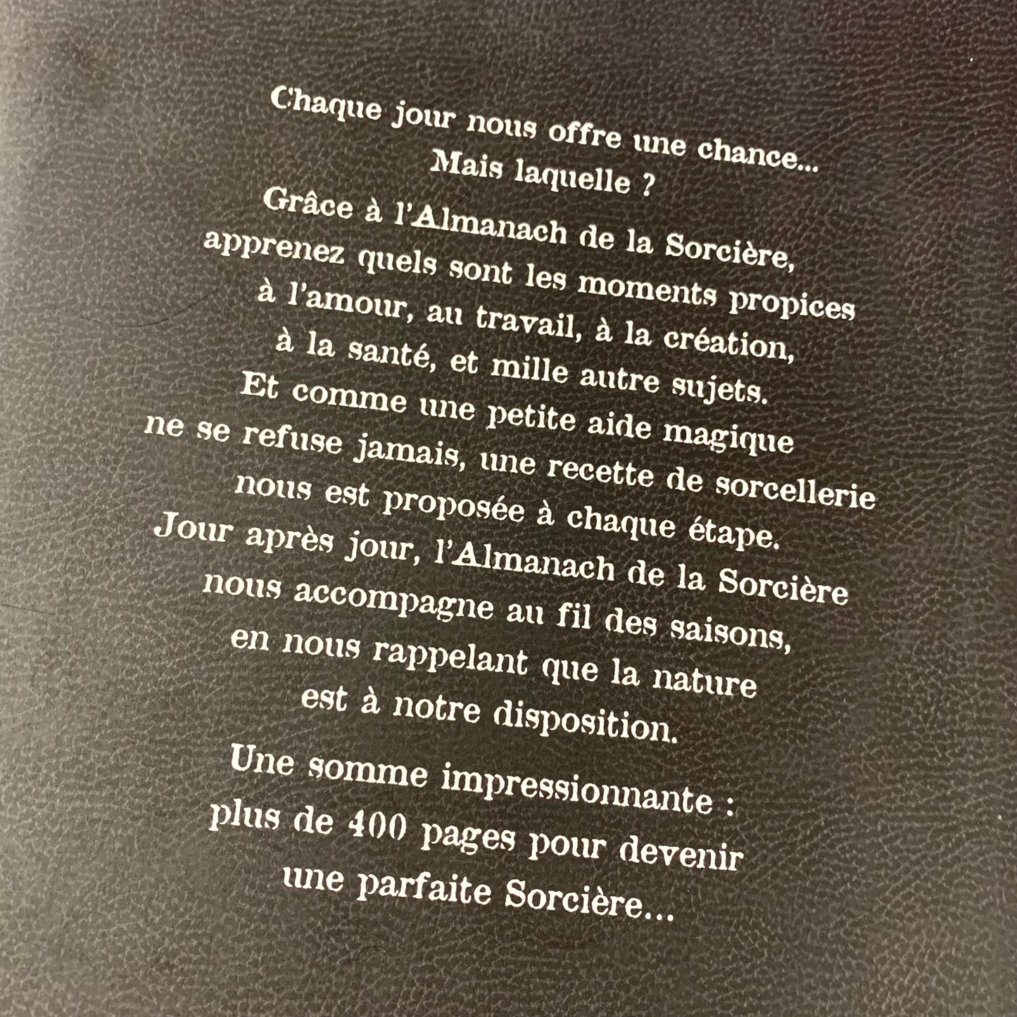 L’Almanach de la Sorcière