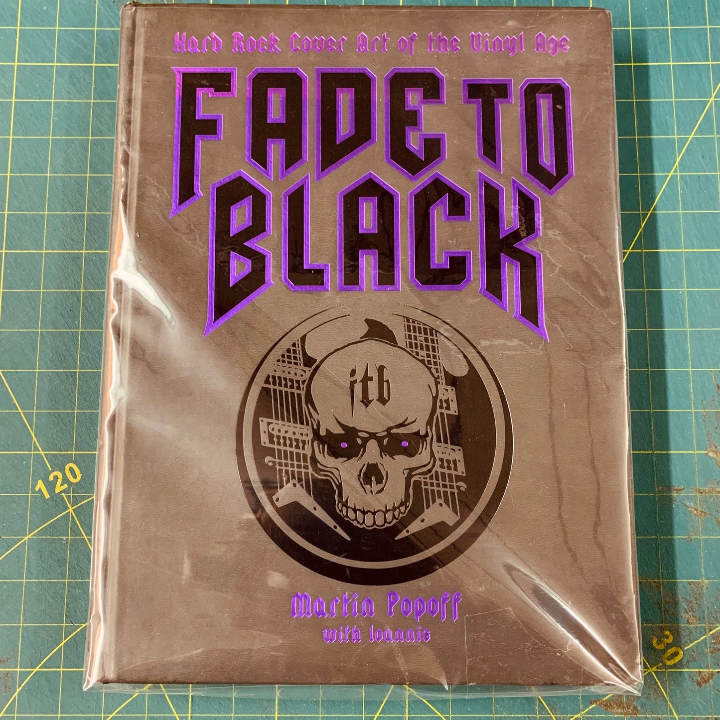 Fade to black - hard rock cover art of the vinyl age