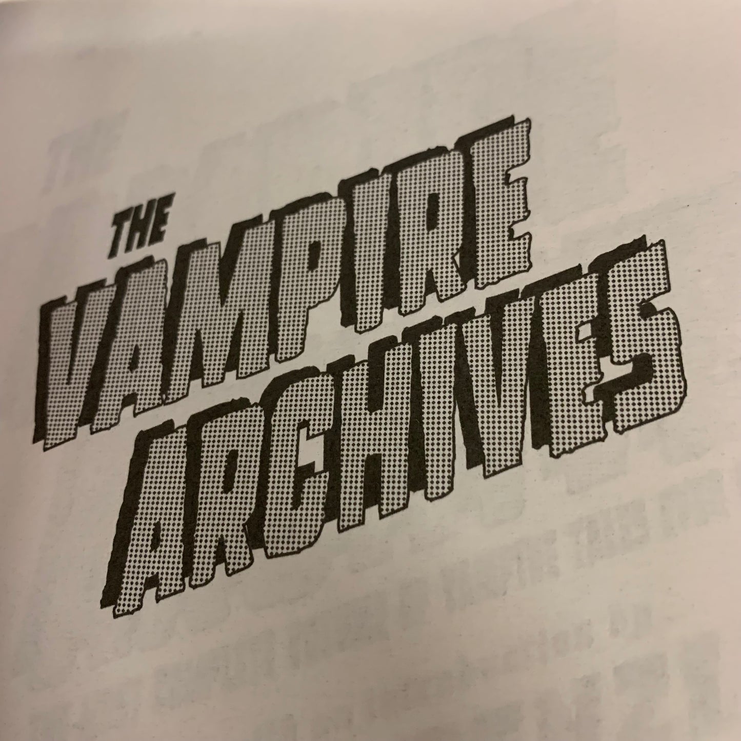 The Vampire Archives