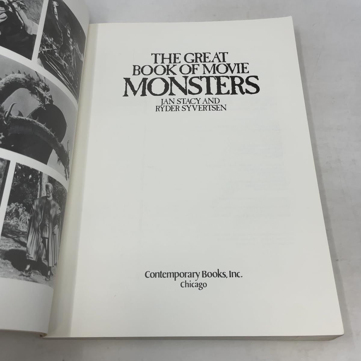 The Great Book of Movie Monsters