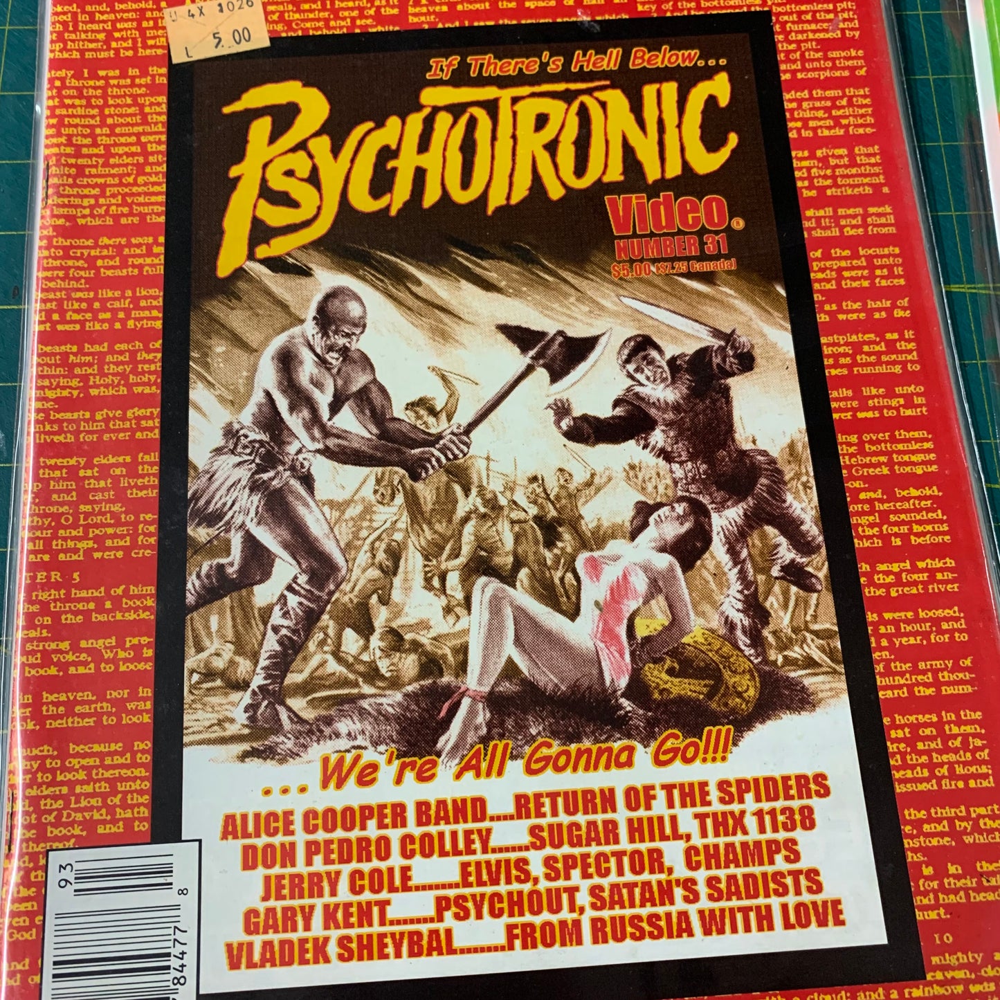Lot 4 nos. Psychotronic Video