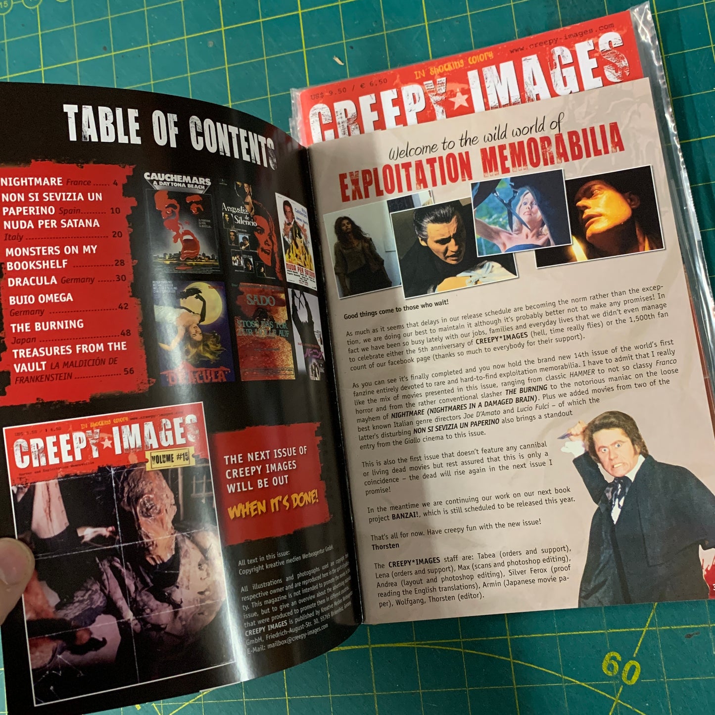 Lot 4 nos. Creepy Images