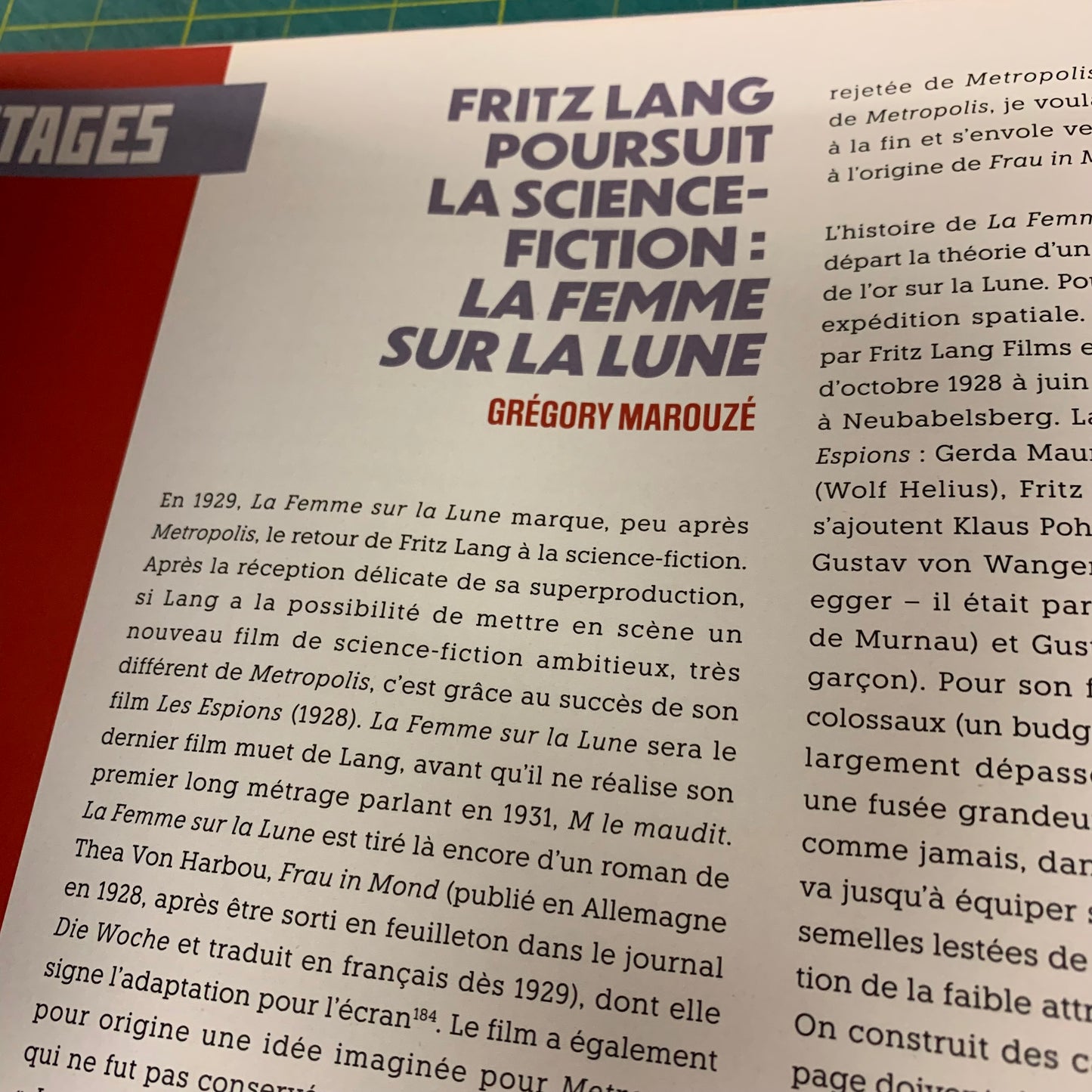 Construire Metropolis