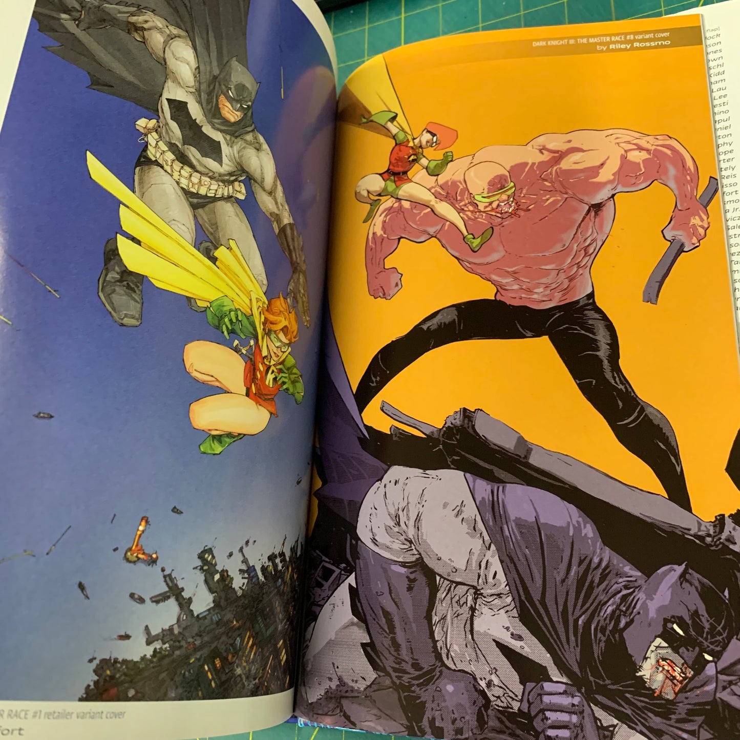 Batman The Dark Knight — Master Race Covers