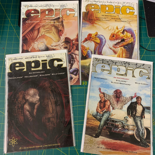 Lot Epic comics — Série complète 1 à 4