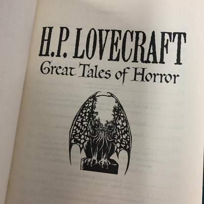 Great Tales of Horror: H. P. Lovecraft