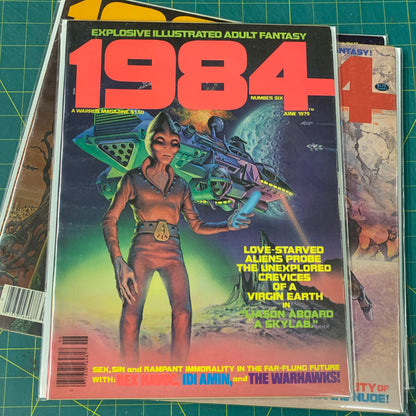 Lot 4 nos. “1984” Warren Magazine