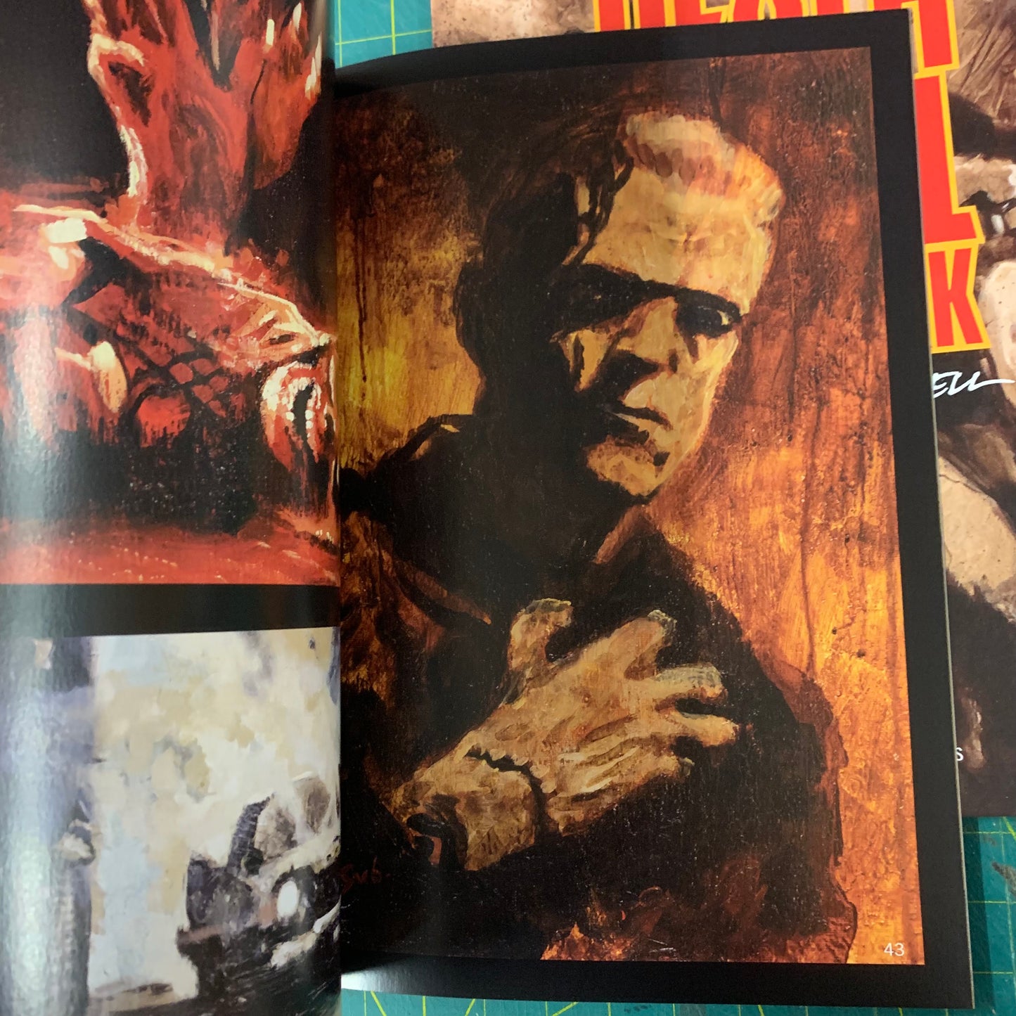 Lot 4 livres de peinture par Sv Bell