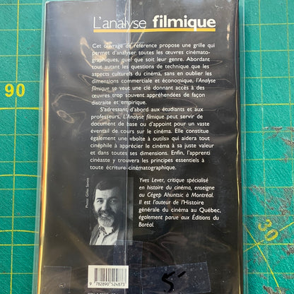 L’analyse filmique - Yves Lever