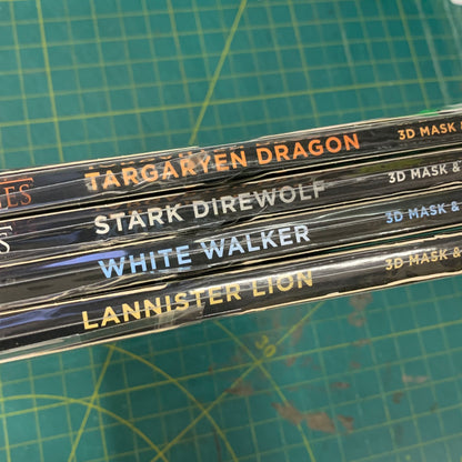 Série complète Game of Thrones 3D Masks (4 boxes)