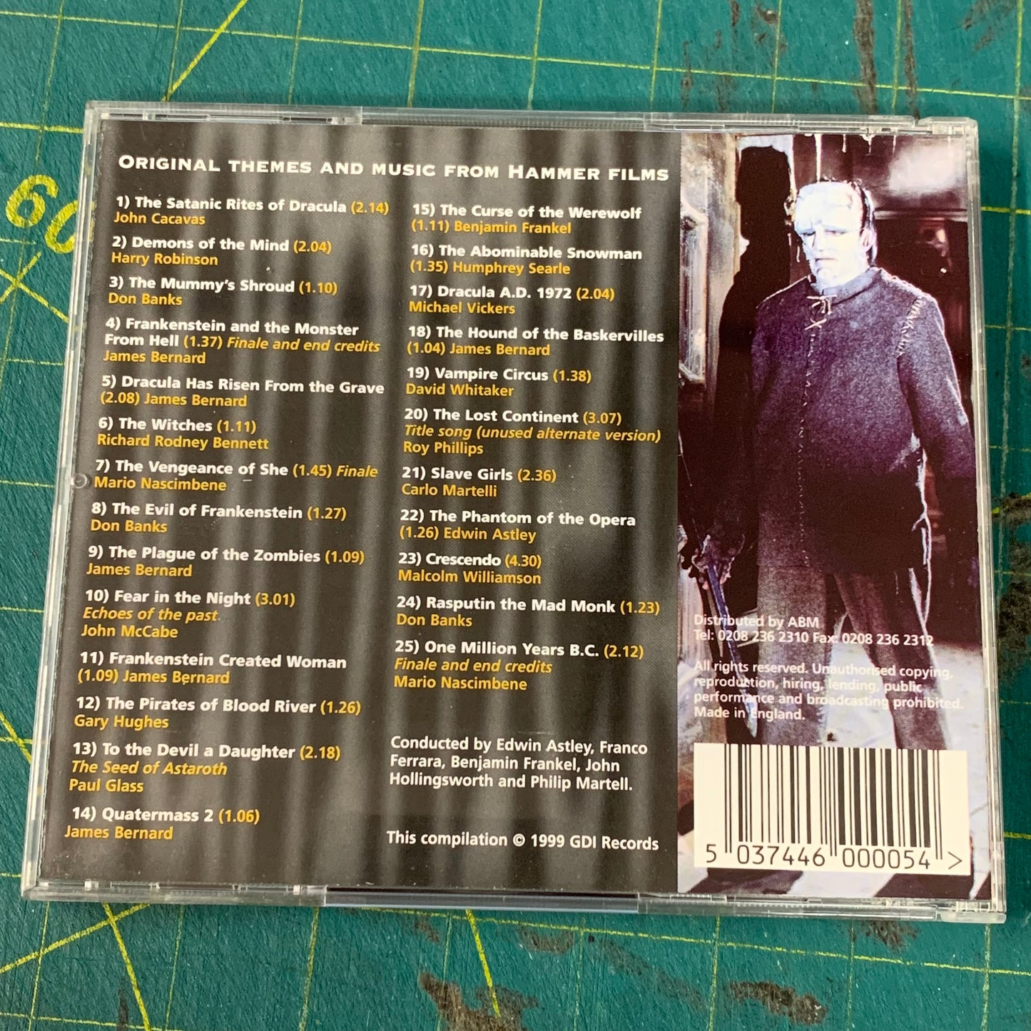 The Hammer Film Music Collection — Volumes 1 & 2 (CD)