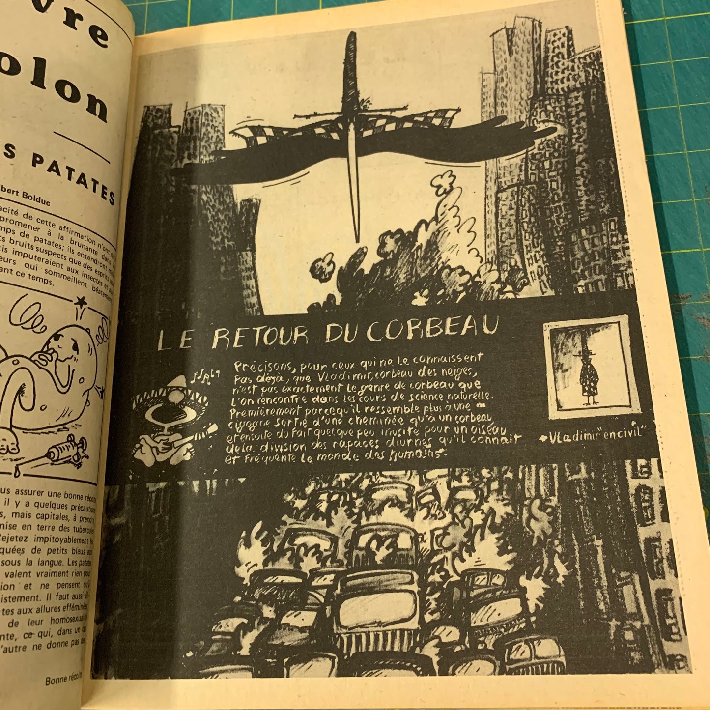 Graf iti (no. 1) Fanzine BD Québécoise 1976