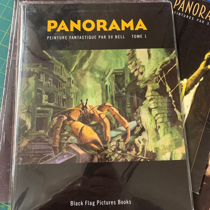 Lot 4 livres de peinture par Sv Bell