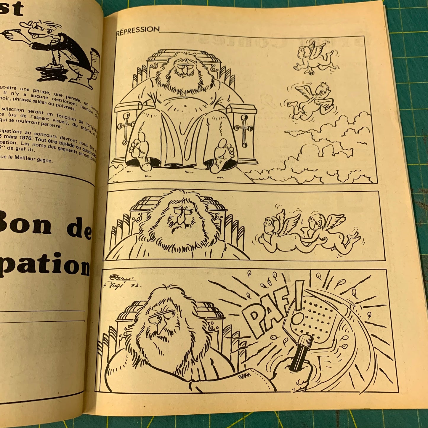 Graf iti (no. 1) Fanzine BD Québécoise 1976