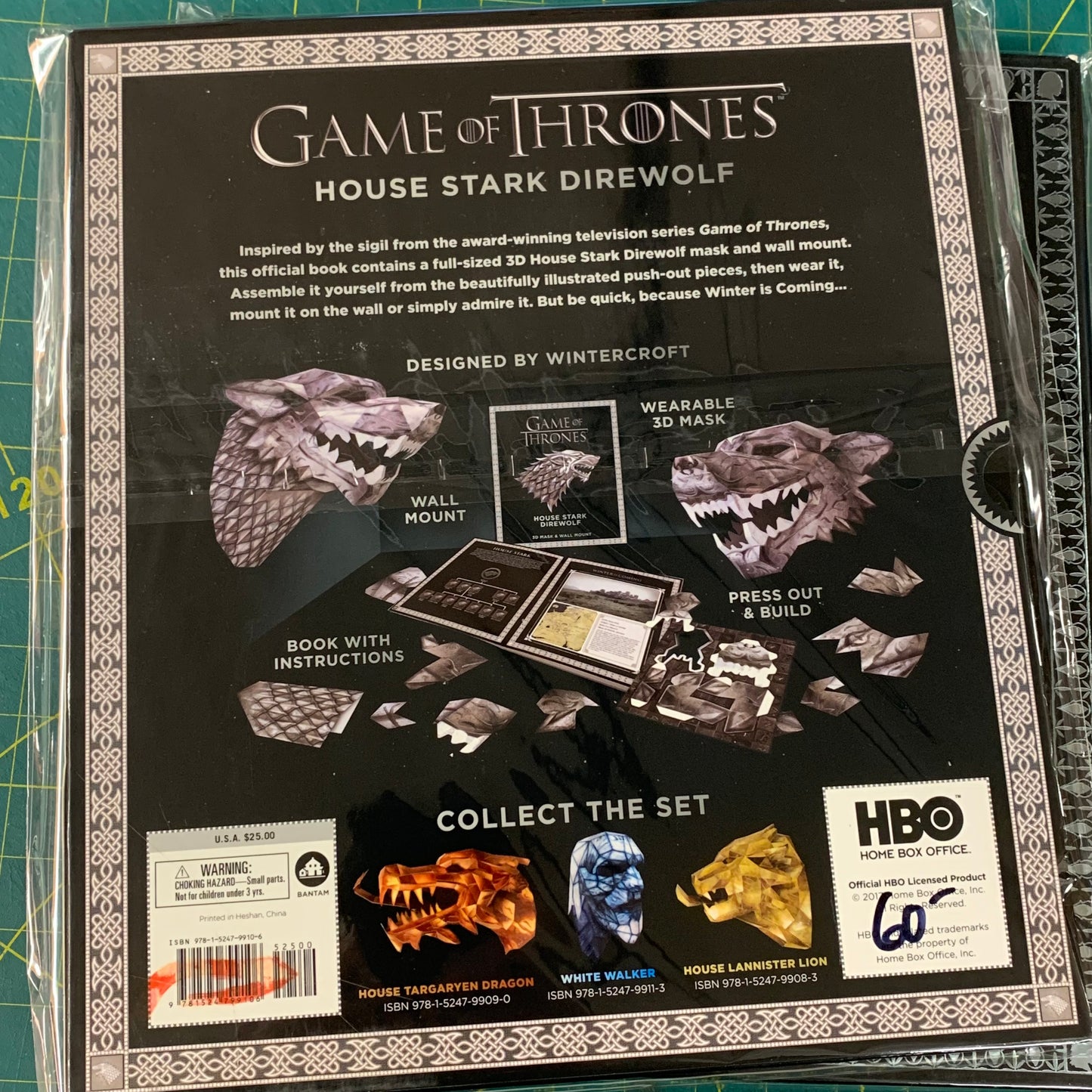 Série complète Game of Thrones 3D Masks (4 boxes)