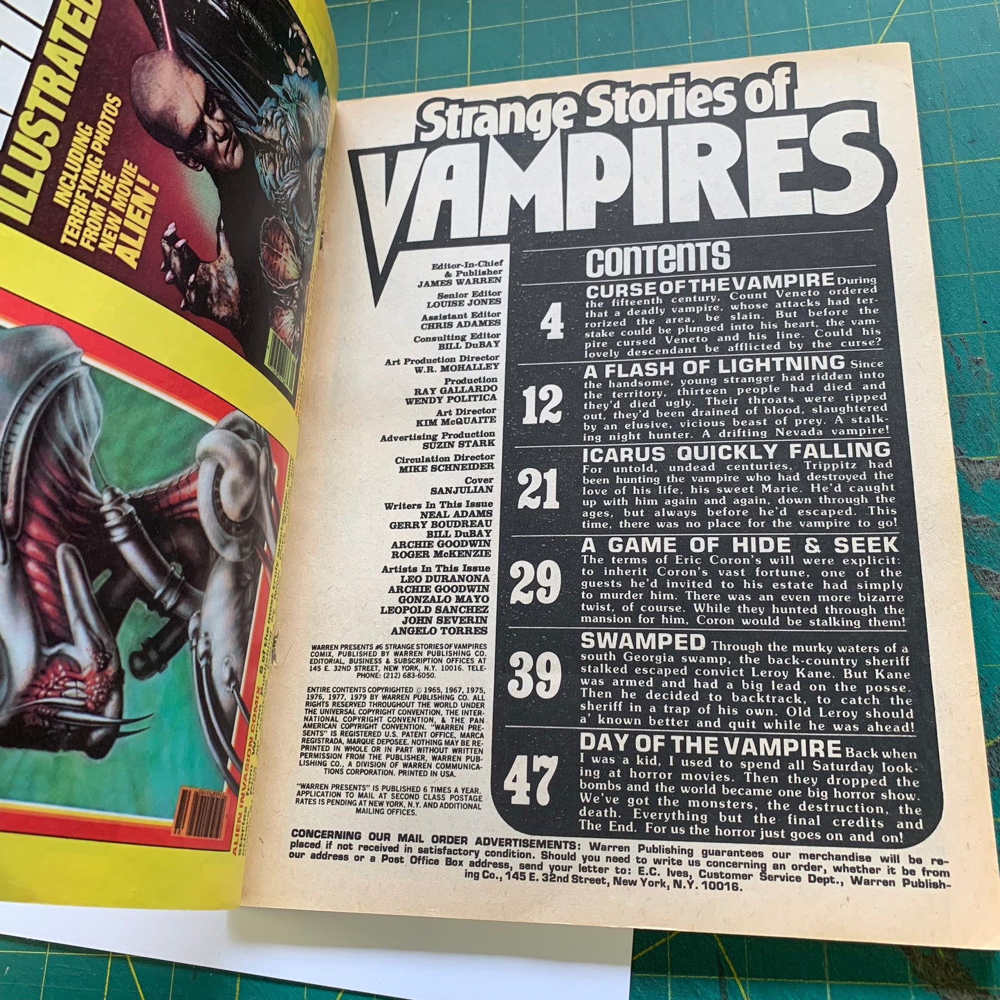 Strange Stories of Vampires Comix (Warren Presents)