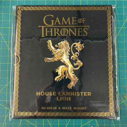 Game of Thrones 3D Mask (House Lannister Lion)