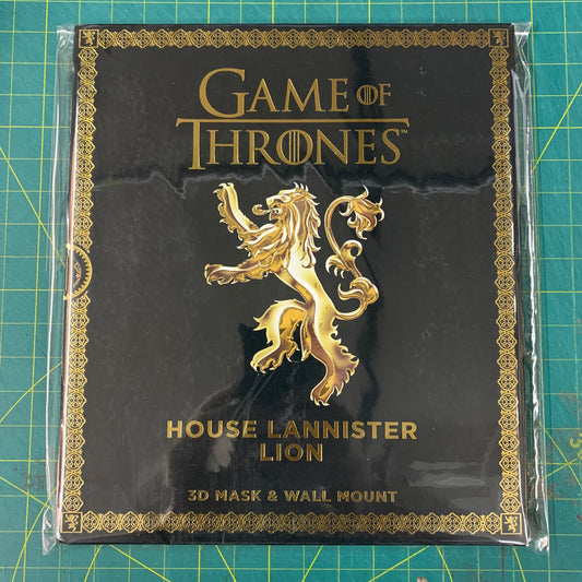 Game of Thrones 3D Mask (House Lannister Lion)
