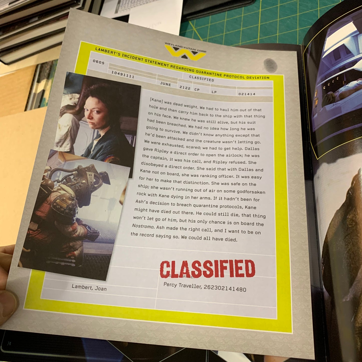 Alien: The Weyland Yutani Report