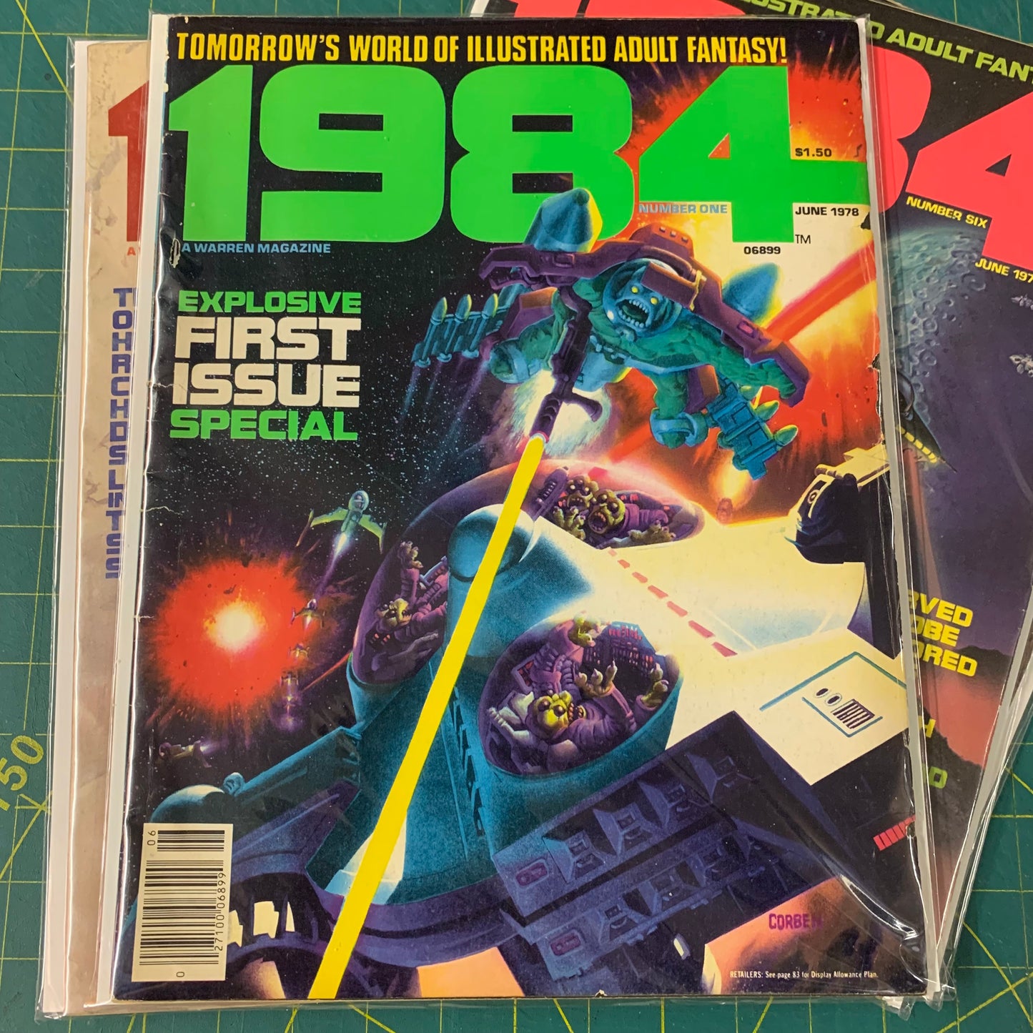 Lot 4 nos. “1984” Warren Magazine