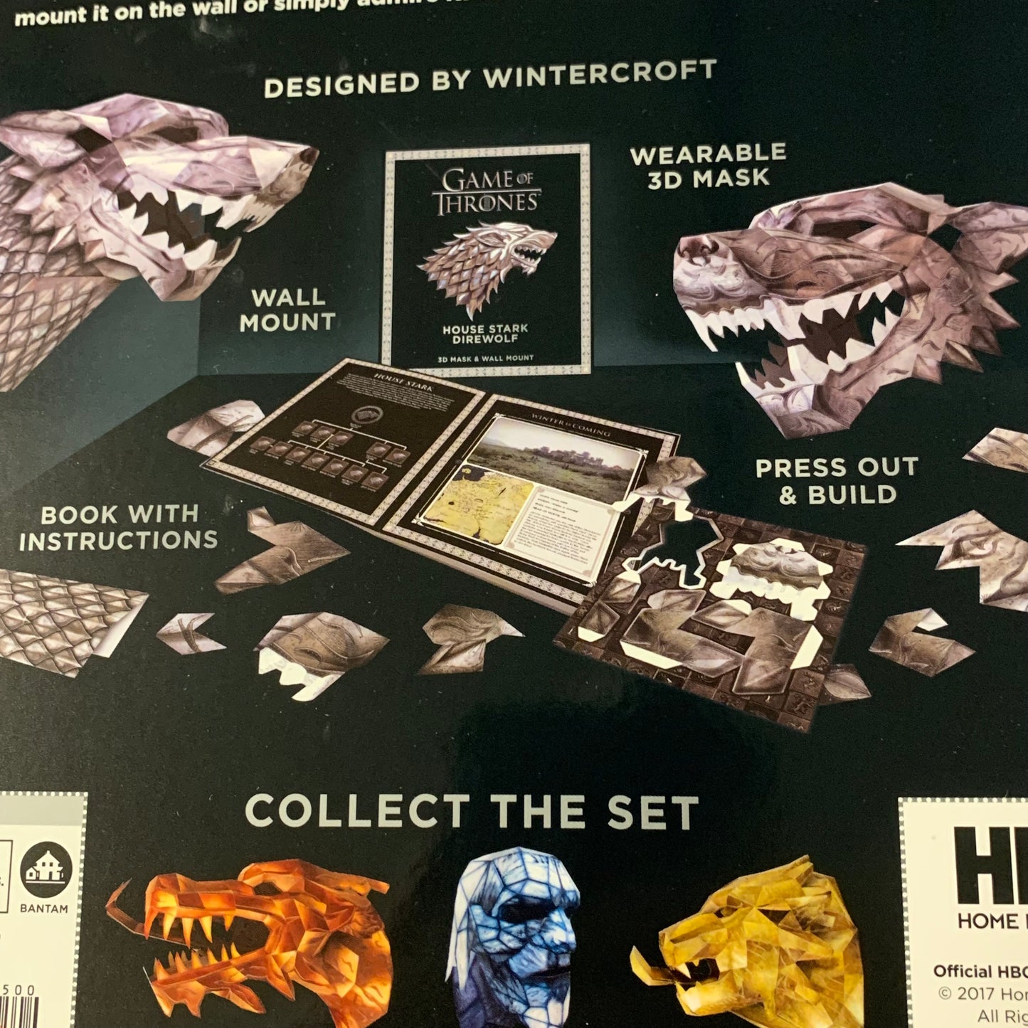 Game of Thrones 3D Mask (House Stark)