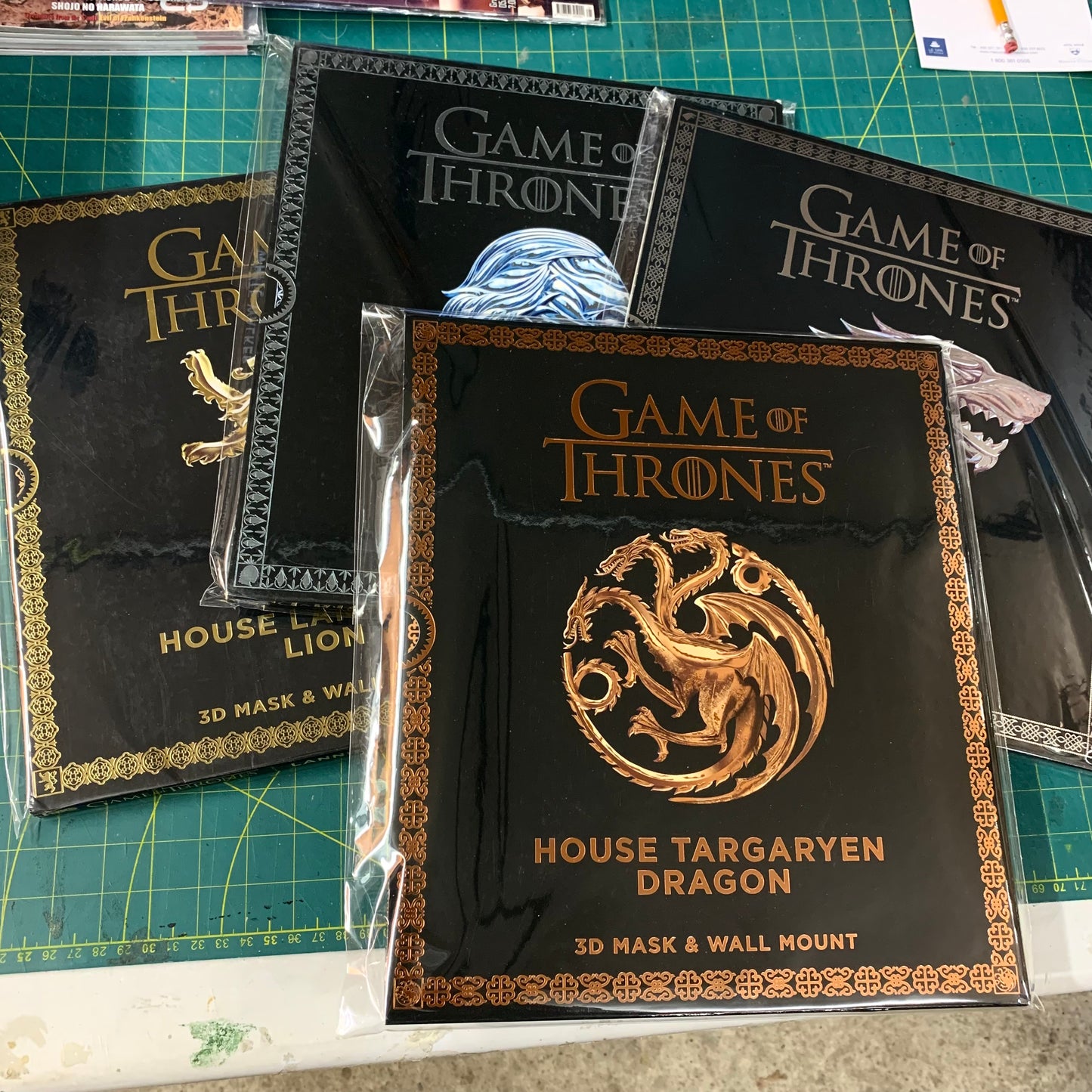 Série complète Game of Thrones 3D Masks (4 boxes)