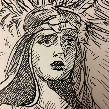 Dessin à la plume — No. 97